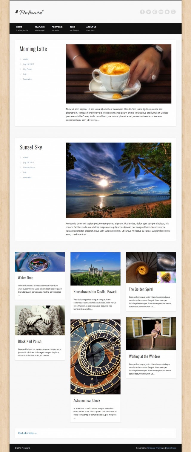 Pinboard Blog Full Width